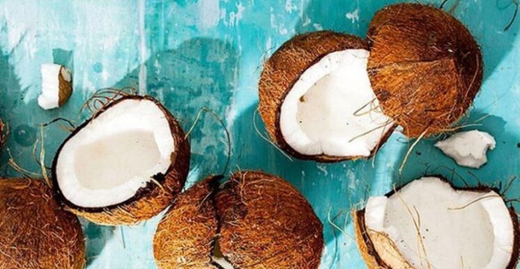kokosit për të pastruar trupin nga parazitët