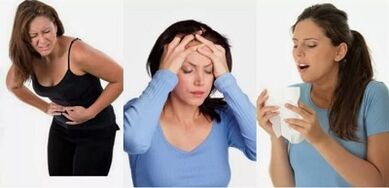 Shenjat e parazitëve në trupin e njeriut